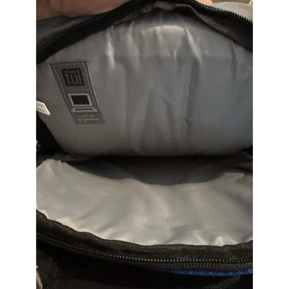 NEW Fūl Hexar Laptop Tablet Case Bag Backpack Blue & Gray 18